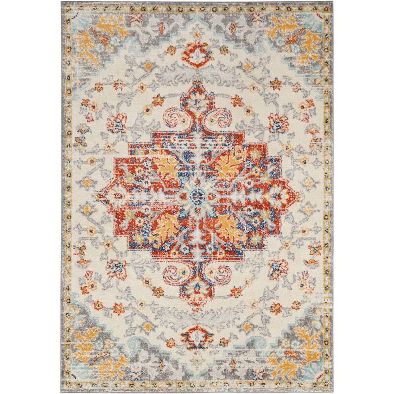 Nourison Passion Indoor only Multicolored Persian Area Rug