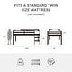preview thumbnail 10 of 11, Avenue Greene Nyro Twin Wooden Loft Bed