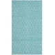 preview thumbnail 74 of 126, SAFAVIEH Handmade Flatweave Montauk Eliina Casual Cotton Rug 2'6" x 4' - Ivory/Turquoise - Rectangle