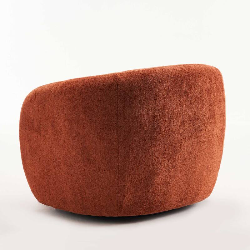 Mid-Century Modern Accent Chair, Soft Padded Single Sofa
