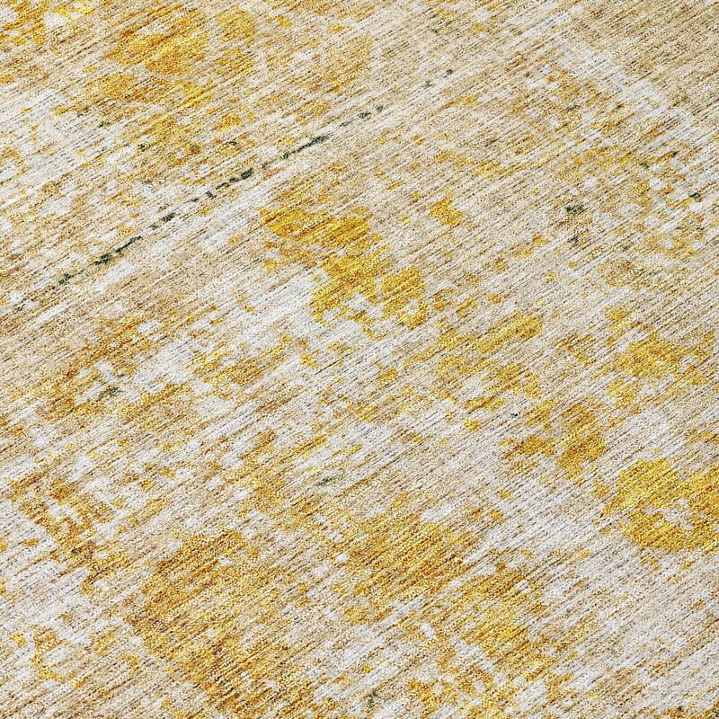 Machine Washable Indoor/ Outdoor Boho Moroccan Chantille Rug