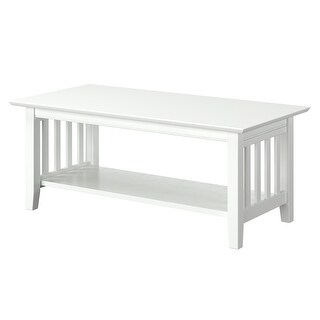 Mission Coffee Table White
