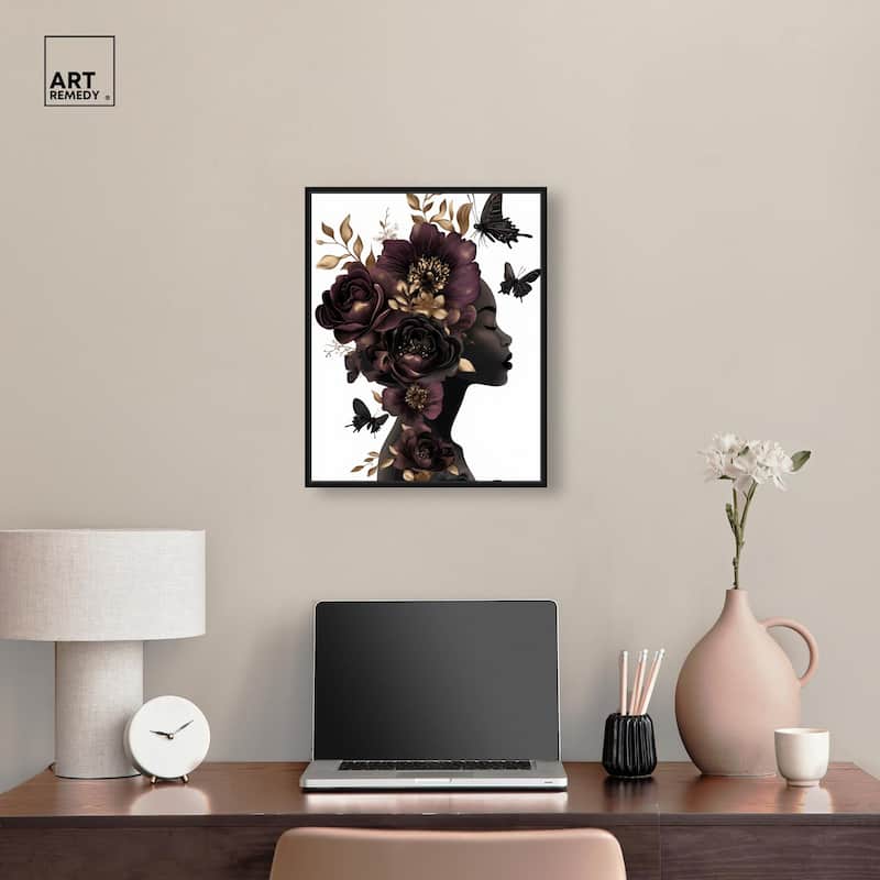 In Her Thoughts II Canvas by Art Remedy