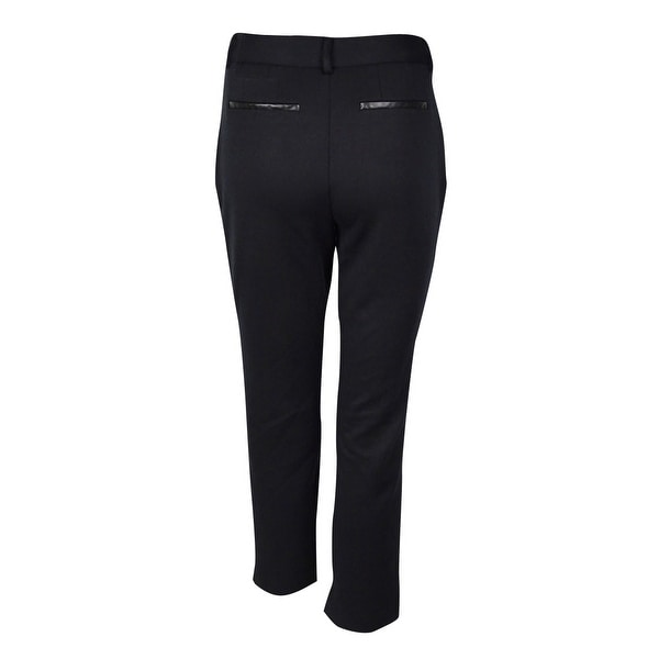 women's slim leg knit pants