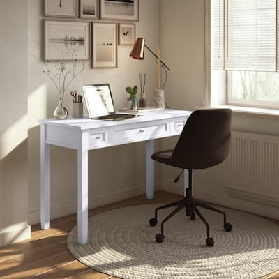 WYNDENHALL Norfolk Solid Wood Transitional Writing Office Desk