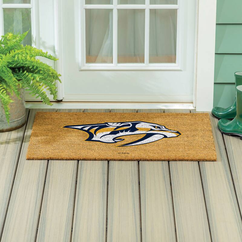 Nashville Predators Full Color Indoor/Outdoor Coir Mat