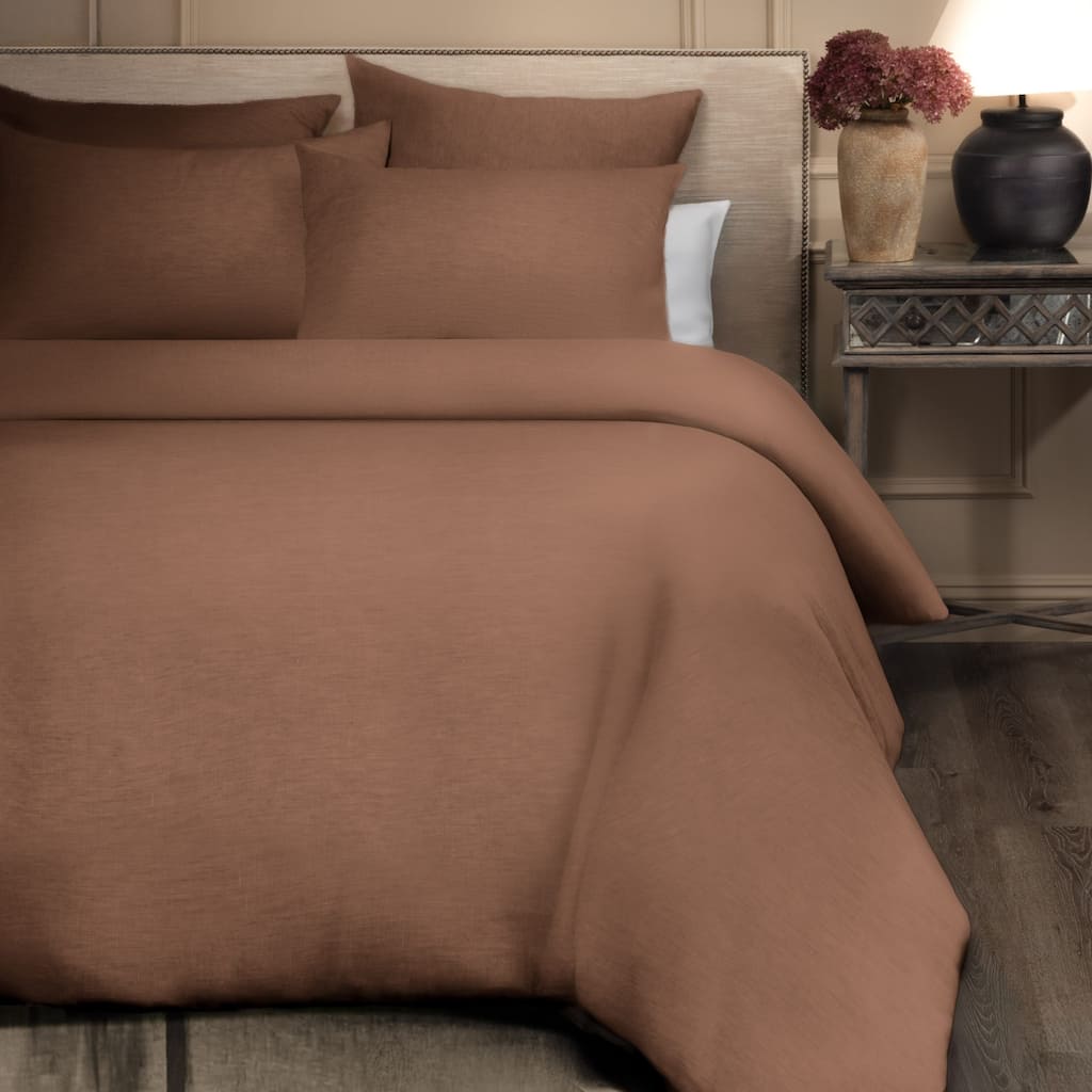 Damara, Linen, Camel, Duvet Cover