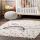 preview thumbnail 8 of 9, Nuloom Catlin Sweet Dreams High/Low Kids Area Rug
