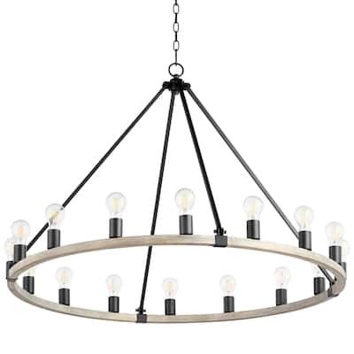 Quorum International 64-16-41 Paxton 16 Light 42" Wide Ring Chandelier