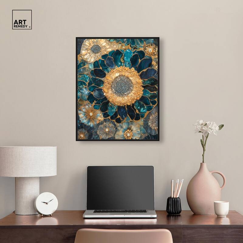 Opulent Geode II Canvas by Art Remedy