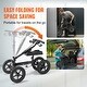 preview thumbnail 13 of 12, Folding Knee Scooter Leg Recovery Scooter for Broken Ankle Foot Injuries