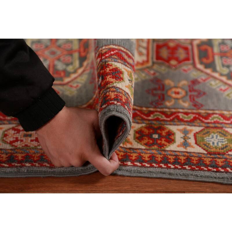 Traditional Kazak Foyer Rug Handmade Wool Carpet - 2'6"x 3'11"