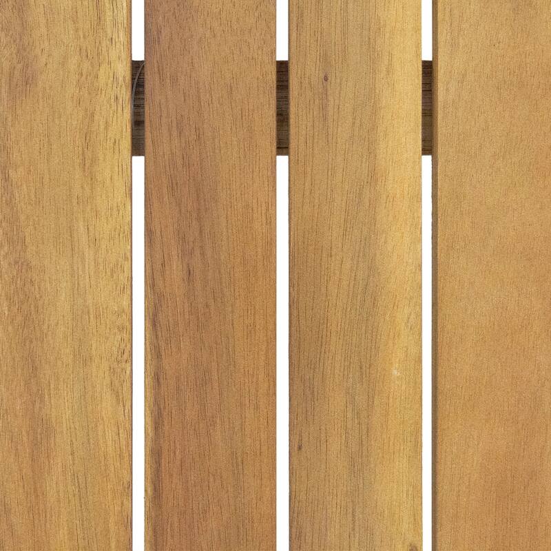 Willowbrook Outdoor Acacia Loveseat and Coffee Table by Christopher Knight Home