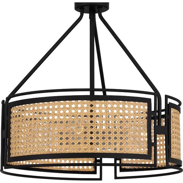 slide 2 of 8, Peregrine 3-Light Matte Black Pendant