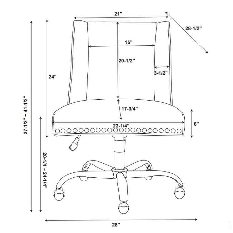 Violet Charcoal Office Swivel Chair Bed Bath & Beyond 11041401