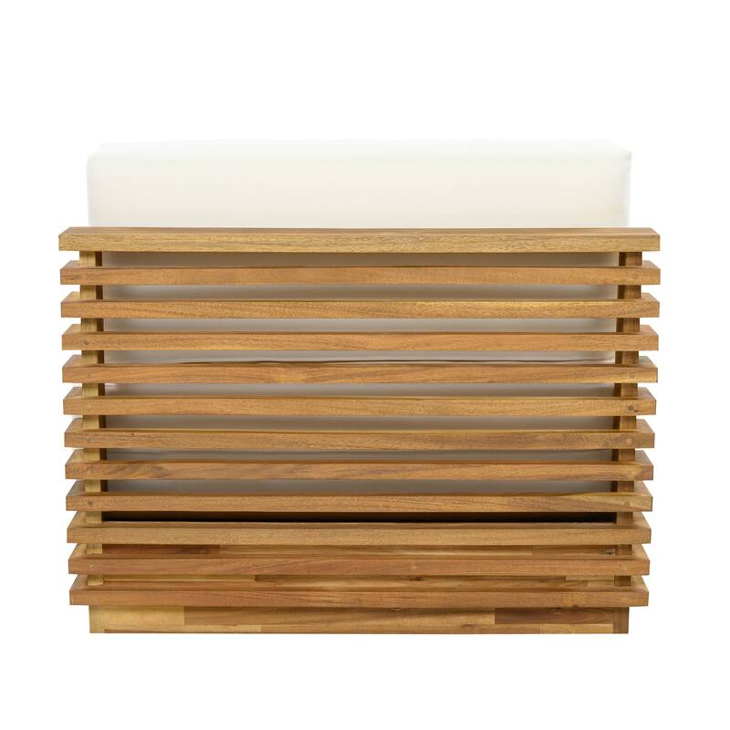 Christopher Knight Home - Solvane Outdoor Solid Wood Conversation Set with Cushions and Side Table