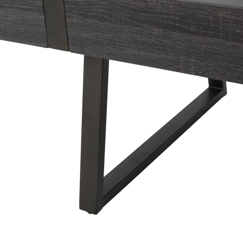 Abitha Faux Wood Coffee Table by Christopher Knight Home - 43.25" L x 23.60" W x 16.75" H