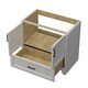 preview thumbnail 5 of 15, 36" Single Bathroom Vanity Base Only Solid Wood