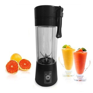 Blender Portable TGKYK 400ML - Mixeur Smoothie Sans Fil Avec 6 Lames, Rechargeable USB, Idéal Pour Jus, Milk-Shakes Et Voyages