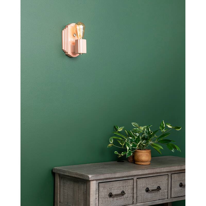 Ceramic Deco Rectangle Wall Sconce