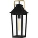 preview thumbnail 4 of 5, Buckley 1-Light Outdoor Hanging Lantern in Matte Black
