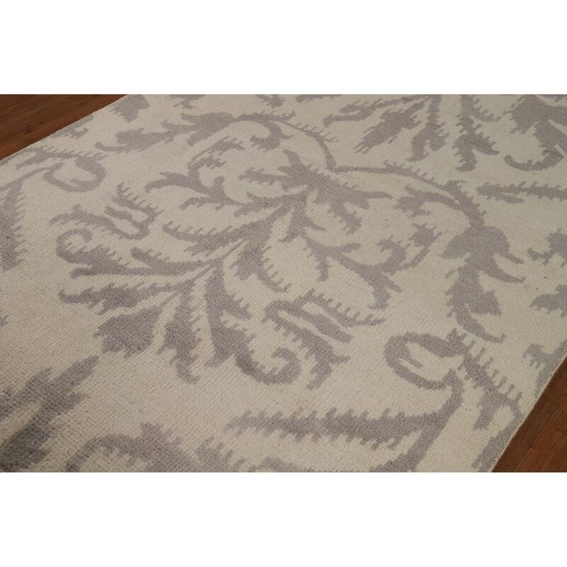 All-Over Abstract Moroccan Oriental Area Rug Handmade Wool Carpet - 5'1" x 7'10"