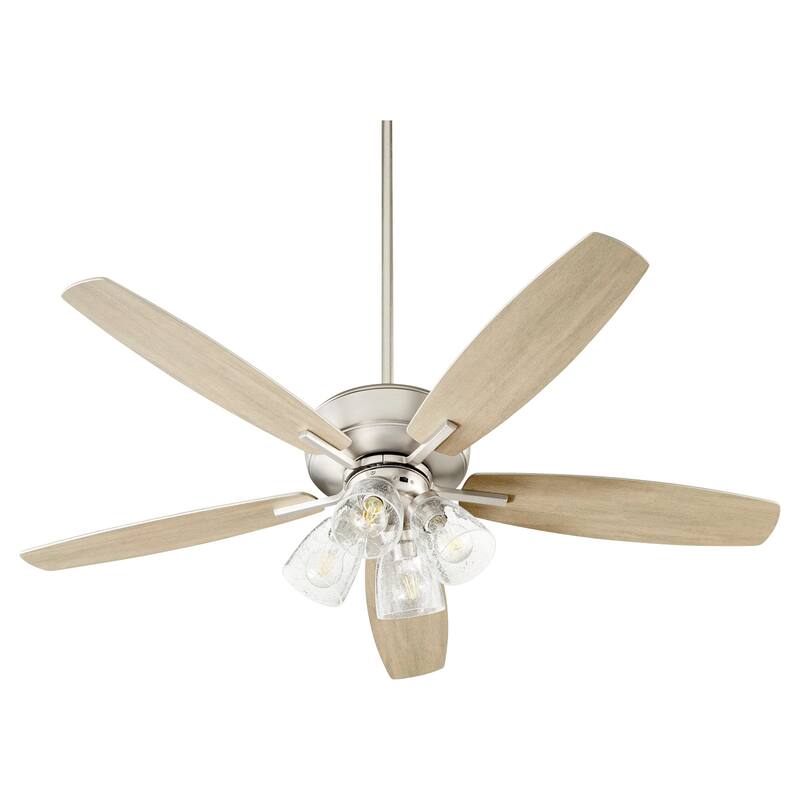 Quorum International Breeze 52" 5 Blade LED Ceiling Fan with Tapered