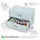 preview thumbnail 5 of 29, DH BASIC Modern Stackable Storage Organizer Bookcase with Doors