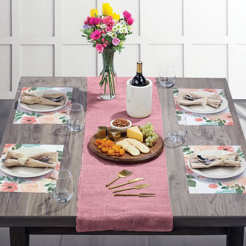 Blooming Delight 24 Sheet Reusable Premium Paper Stock Placemats in Resealable Storage Bag Made in The USA 17" x 11"