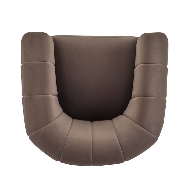 Monroe Indoor Modern Swivel Club Chair by Christopher Knight Home