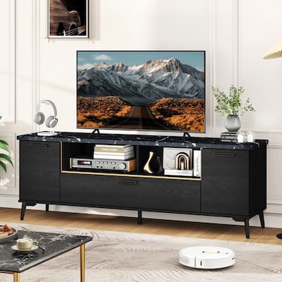Modern Entertainment Center 63-Inch TV Stand for TVs up to 75" - 55 inches