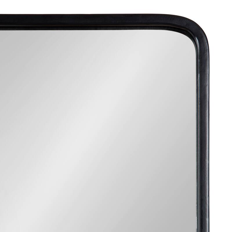 Kate and Laurel Estero Wall Rectangle Mirror with Shelf