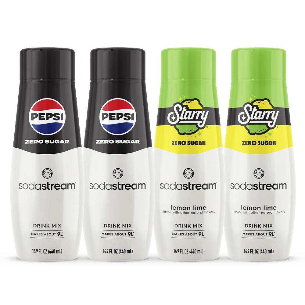 SodaStream® Pepsi® Zero Sugar/Starry® Zero Sugar Drink Mix Variety Pack