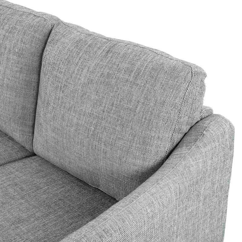 SAFAVIEH Couture Edalynn Modern 3 Seater Sofa - 77"W x 32"D x 34"H