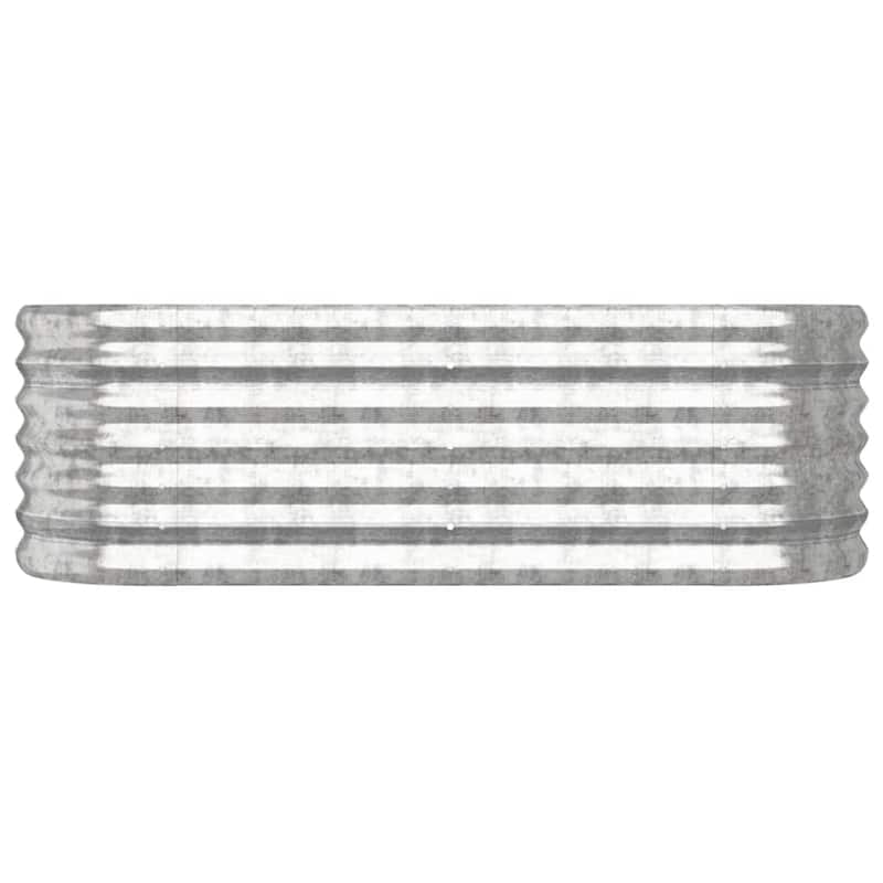 vidaXL Garden Raised Bed Patio Outdoor Raised Planter Box Powder-coated Steel