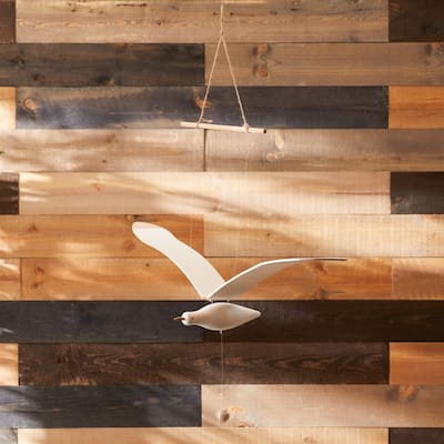 Hanging Wooden Flying Sea Bird Figurine - 37"
