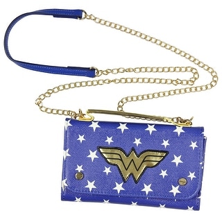 Dc Comics Wonder Woman Crossbody Wallet Clutch Blue White Dc Comics Wonder Woman Crossbody Wallet Clutch Blue White Free Shipping On Orders Over 45 17353758