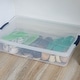preview thumbnail 11 of 76, Rubbermaid Cleverstore 30 Quart Plastic Storage Tote Container with Lid (6 Pack)