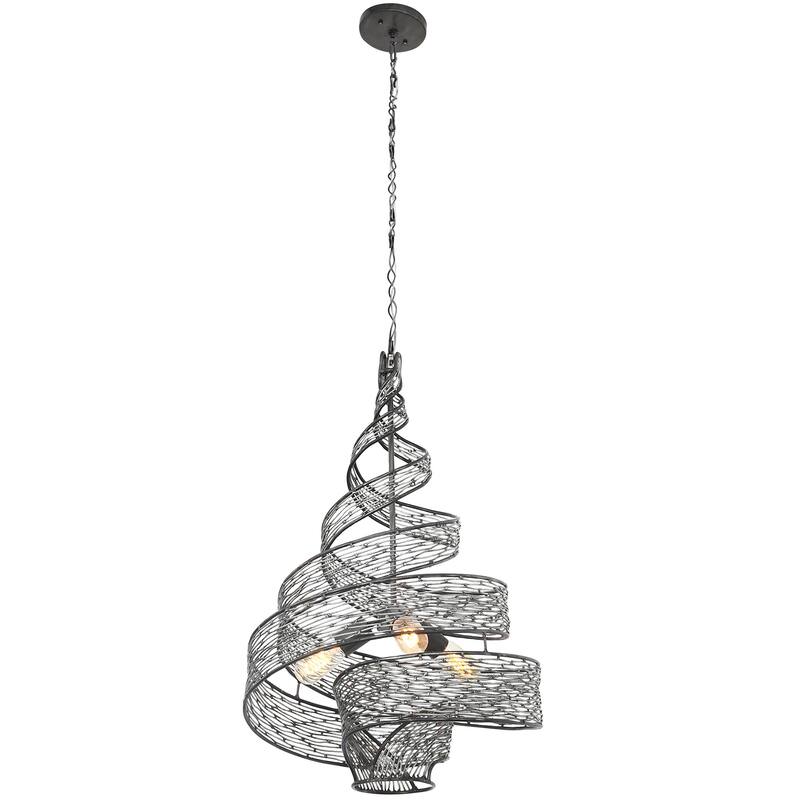 Varaluz Flow 3-Light Twist Pendant