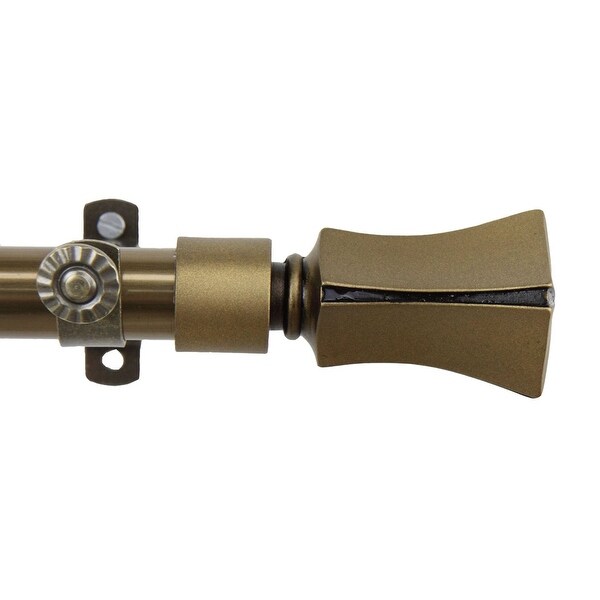 Shop Rod Desyne Fort Decorative Window Curtain Rod 120 170