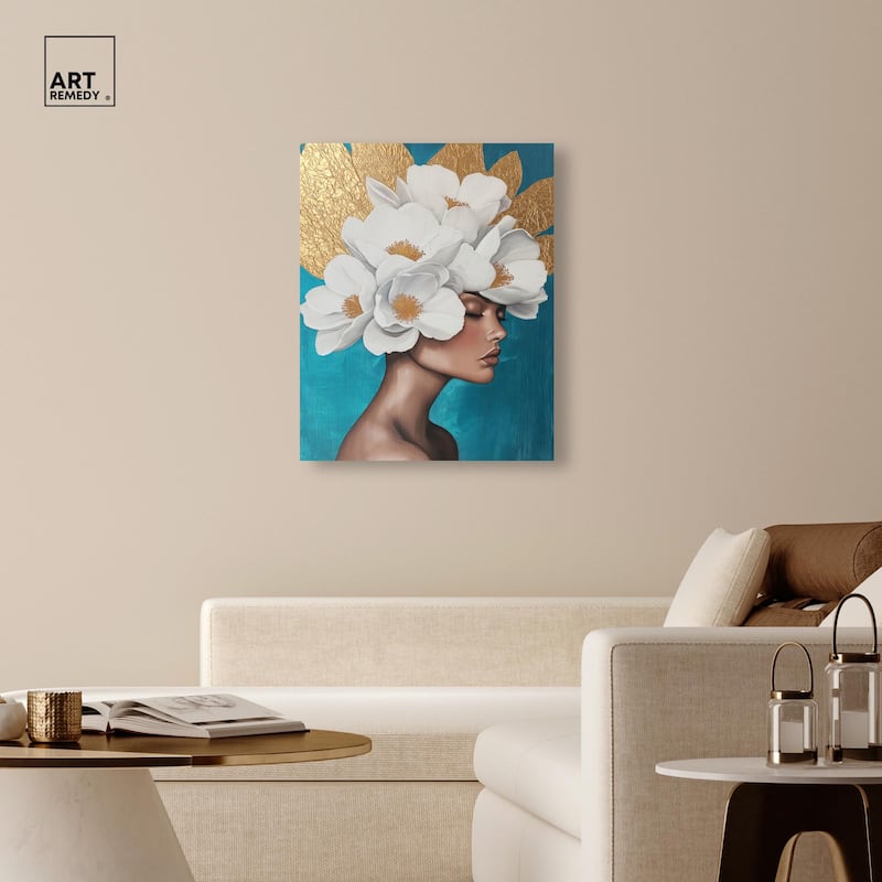 Floral Goddess I Canvas by Art Remedy, Gallery Wrapped