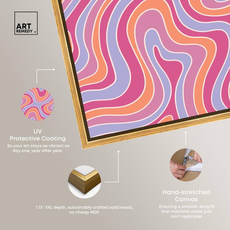 Retro Pop Gummy Bears Canvas by Art Remedy