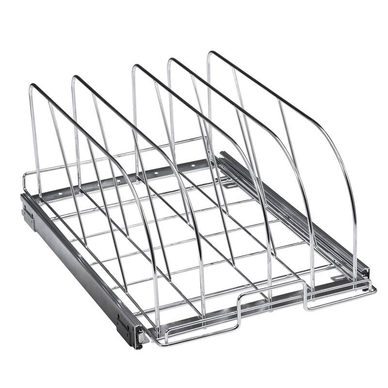 Pan and Pot Rack for Kitchen Cabinet & Pantry Storage - 12.5"W x 21"D x 8.8"H