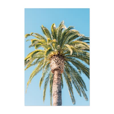 Santa Barbara California Palm Tree Santa Barbara Art Print/Poster - Bed ...