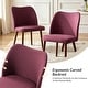preview thumbnail 60 of 64, HULALA HOME Melisa Solid Wood Dining Chair Set of 4