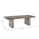 preview thumbnail 13 of 11, Blake Reclaimed Wood and Concrete Dining Table by iNSPIRE Q Artisan - Brown