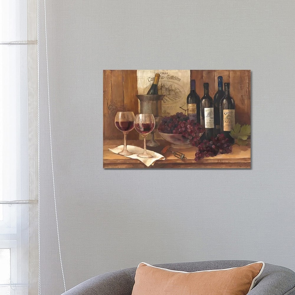 iCanvas "Vintage Wine" by Albena Hristova Canvas Print