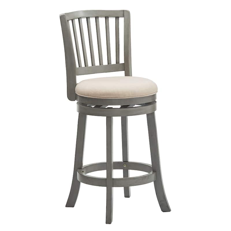 Menas Slat Black Swivel Chair by iNSPIRE Q Classic