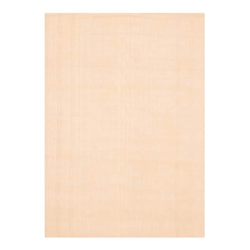 ECARPETGALLERY Hand Loomed Kashkuli Gabbeh Ivory Wool Rug - 6'9 x 9'6