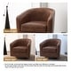 preview thumbnail 50 of 143, Modern 360°Swivel Accent Chairs Barrel Armchairs